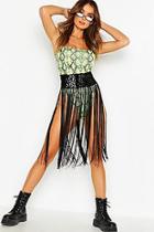 Boohoo Sequin Band Belt