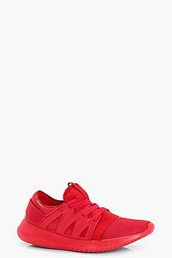 Boohoo Imogen Lace Up Sports Trainer