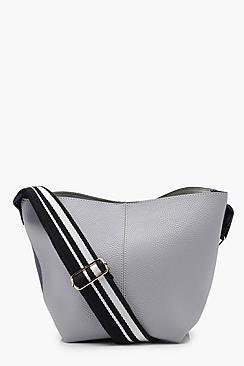 Boohoo Sports Strap Contrast Sides Cross Body