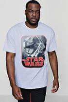 Boohoo Big And Tall Star Wars Phasma Retro License T-shirt
