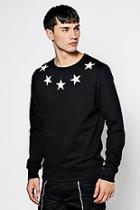 Boohoo Star Print Sweater