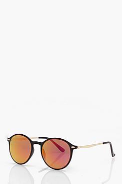 Boohoo Rainbow Lense Retro Sunglasses