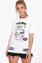 Boohoo Plus Kelly Toyko Joy Tee