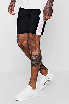 Boohoo Man Signature Slim Mid Length Shorts