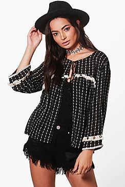Boohoo Eliza Embellished Festival Kimono