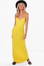 Boohoo Cross Strap Maxi Dress