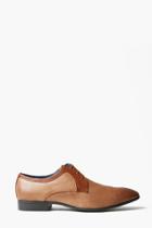 Boohoo Camel Textured Lace Up Smart Shoes Camel