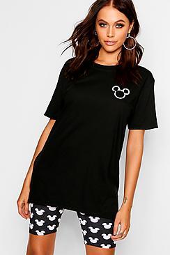 Boohoo Disney Pocket Placement Mickey T-shirt