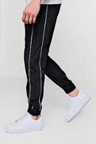 Boohoo Shell Joggers With Reflective Piping