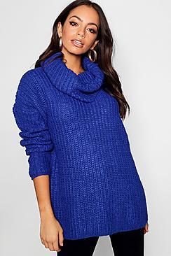 Boohoo Oversized Cowl Neck Jumper