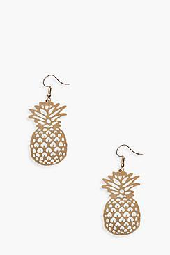 Boohoo Hannah Pineapple Earrings