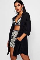Boohoo Stacey Nylon Oversized Jacket