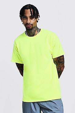 Boohoo Neon Oversized Crew Neck T-shirt