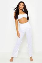 Boohoo Sheered Beach Trousers