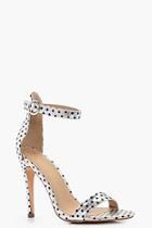 Boohoo Nadia Metallic Polka Dot 2 Part Heels