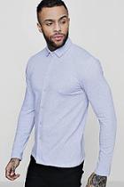 Boohoo Muscle Fit Long Sleeve Jersey Shirt