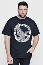 Boohoo Big And Tall Eagle Print T-shirt