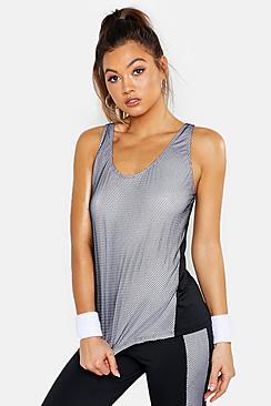 Boohoo Fit Textured Gym Vest