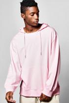 Boohoo Oversized Snorkel Neck Hoodie Pink