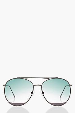 Boohoo Lara Double Bar Aviator