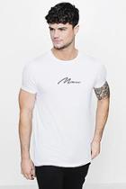 Boohoo Original Man Embroidered T-shirt