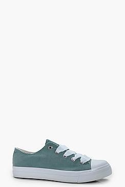 Boohoo Charlotte Cord Lace Up Pumps