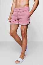 Boohoo Pale Pink Runner Swim Short