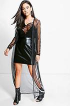 Boohoo Amelie Shimmer Maxi Duster