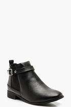 Boohoo Belted Chelsea Boots