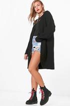 Boohoo Amelia Curved Hem Boyfriend Cardigan