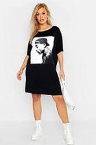 Boohoo Plus Tupac T-shirt Dress