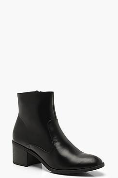 Boohoo Low Heel Ankle Boots