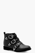 Boohoo Lydia Studded Strap Ankle Boot