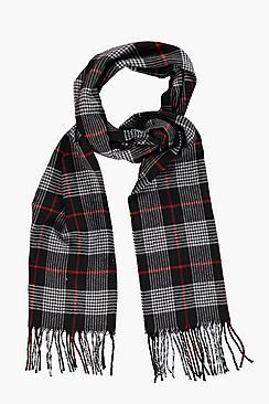 Boohoo Plaid Check Scarf