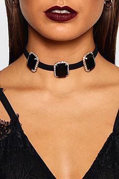 Boohoo Halloween Large Gem Choker