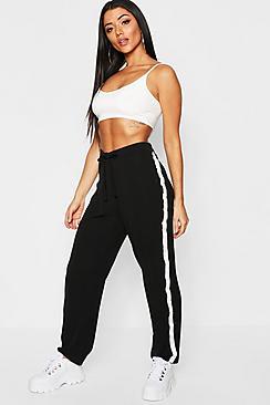 Boohoo Side Stripe Woven Pants
