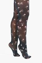 Boohoo Plus Catriona Skull Halloween Tight
