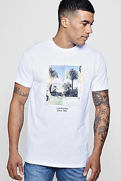 Boohoo Polaroid Palm Print T-shirt