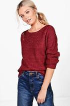 Boohoo Nicole Turn Back Cuffed Jumper