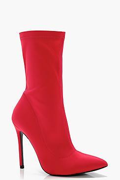 Boohoo Issy Stretch Over Ankle Boot