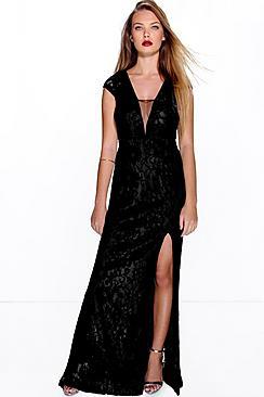 Boohoo Boutique Laura Corded Lace Maxi Dress