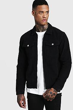 Boohoo Zip Through Corduroy Jacket