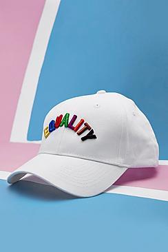 Boohoo Pride Cap With 3d Equality Embroidery