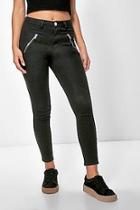 Boohoo Petite Taylor Zip Pocket Skinny Jean