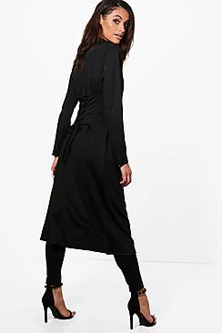 Boohoo Olivia Lace Up Back Jacket