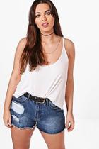 Boohoo Plus Josie Jersey Swing Cami Vest