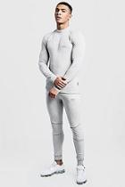 Boohoo Active Funnel T-shirt Skinny Fit Tracksuit