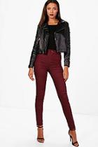 Boohoo Tall Lara High Waist 36 Leg Jeans