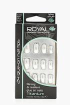Boohoo 24 Titanium Metallic Nail Tips