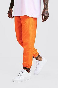 Boohoo Nylon Man Velcro Cuffed Jogger